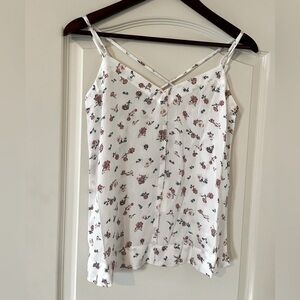 NEW! AG Adriano Goldschmied Designer Rayon Summer Floral Top Women’s XS